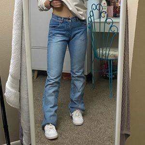 Vintage wide leg jeans